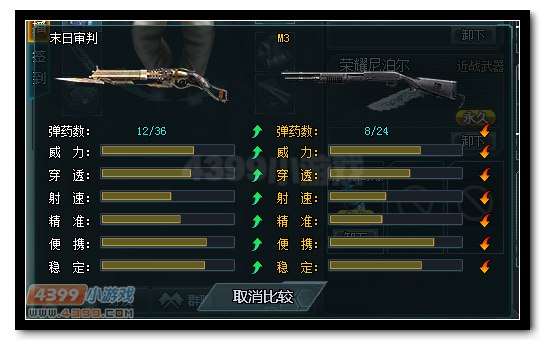 生死狙击末日审判和M3武器对比