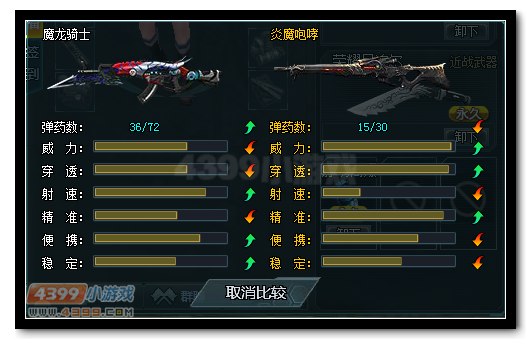 生死狙击魔龙骑士和雷霆之怒武器对比