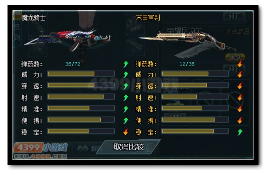 生死狙击魔龙骑士和雷霆之怒武器对比
