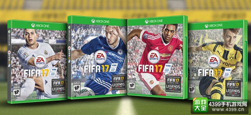 《FIFA 17》封面人物投票开始 四选一由你决定