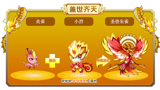 龙斗士圣兽朱雀技能表 圣兽朱雀图鉴