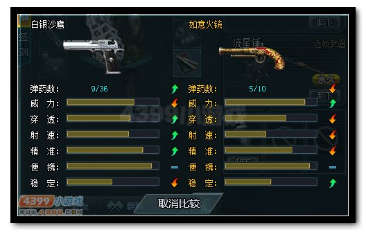 生死狙击白银沙鹰与如意火铳武器对比