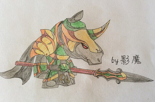 洪荒大劫篇手绘独角兕大王-4399魔影