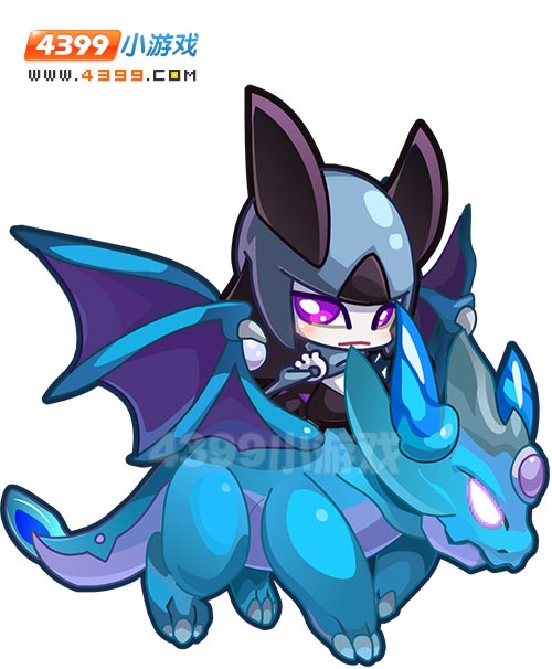 赛尔号萌版夜魔龙战