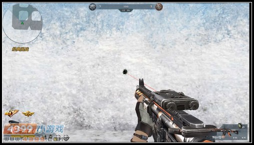 生死狙击M4A4镭射三发点射