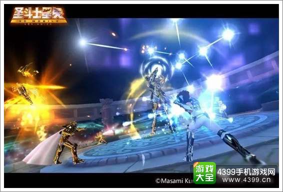 圣斗士星矢3D战斗截图