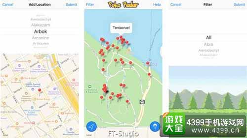 精灵分布