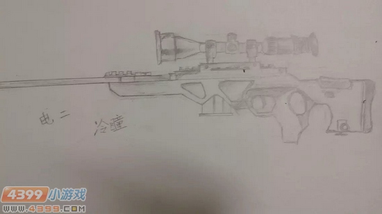 生死狙击玩家手绘特战Lr4