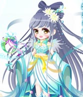 奥比岛碧瑶清雅飘花装