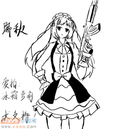 生死狙击玩家手绘瑞秋