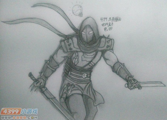 生死狙击玩家手绘天煞