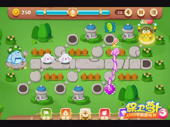 保卫萝卜3公园第10关攻略