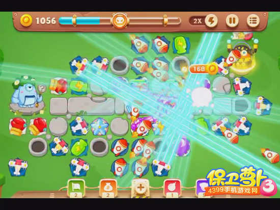 保卫萝卜3公园第10关攻略