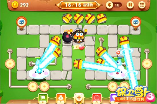 保卫萝卜3公园第28关