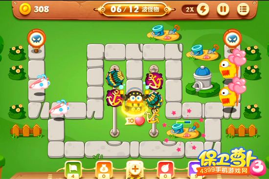 保卫萝卜3公园第31关攻略