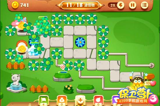 保卫萝卜3公园第32关