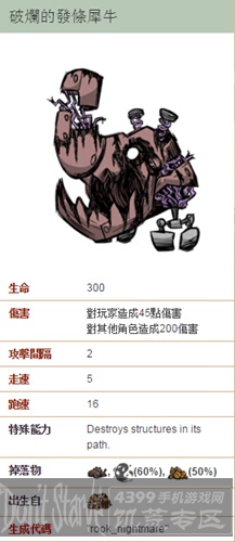 饥荒发条犀牛