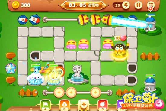 保卫萝卜3公园第35关