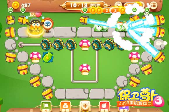 保卫萝卜3公园关卡攻略