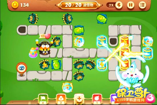 保卫萝卜3公园第23关