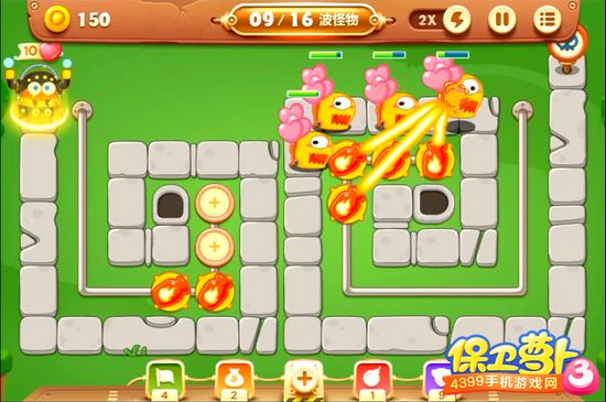 保卫萝卜3公园第24关