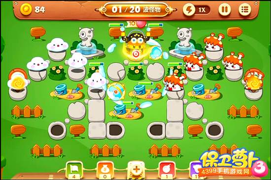 保卫萝卜3公园第38关