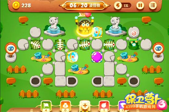 保卫萝卜3公园第38关
