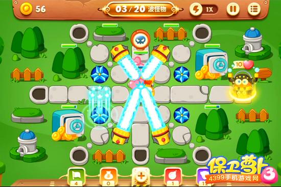 保卫萝卜3公园第39关