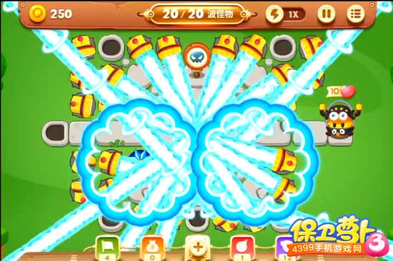 保卫萝卜3公园第39关