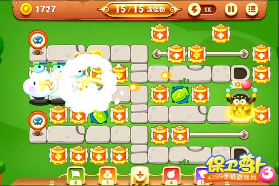 保卫萝卜3公园第41关