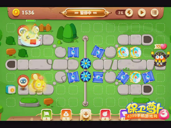 保卫萝卜3公园49关攻略