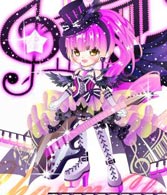 奥比岛电音摇滚女王装