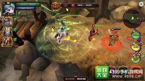 无双小师妹战斗画面