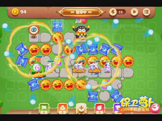 保卫萝卜3公园51关攻略