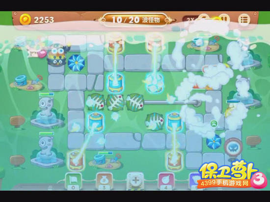 保卫萝卜3公园59关攻略
