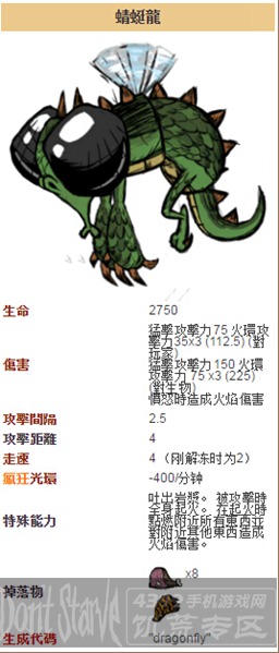 饥荒龙蝇