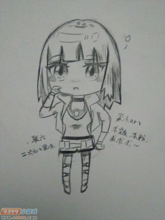 生死狙击玩家手绘小贝拉