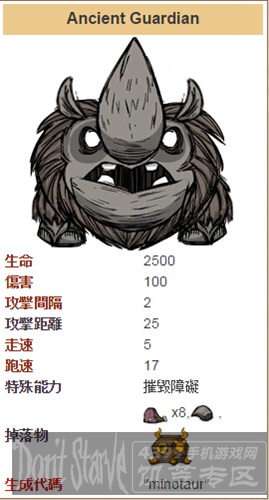 饥荒手机版远古犀牛
