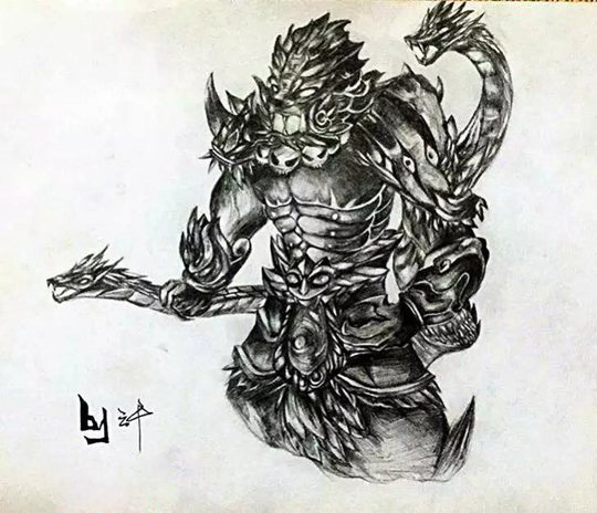 洪荒大劫篇手绘雷巫-4399三千