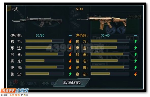 生死狙击03式对比SCAR