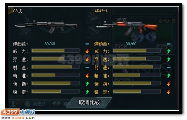 生死狙击03式对比AK47-A