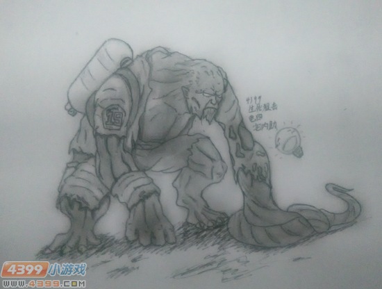 生死狙击玩家手绘-不凶的缠绕体