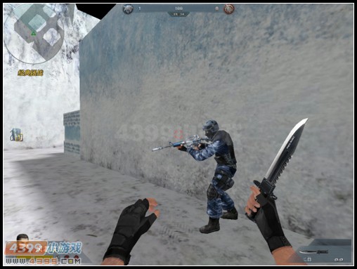 生死狙击纪念版M4A1第三人称手持图