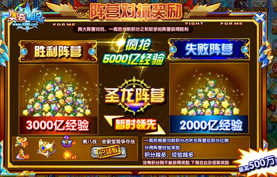 奥奇传说超神阵营巅峰决战 抢5000亿经验 胜利