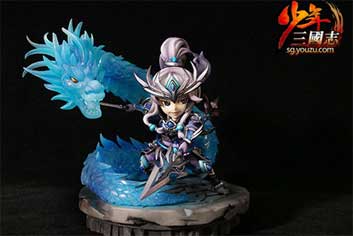 历时6个月制作《少年三国志》赵云手办360°曝光