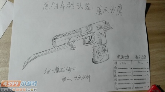 生死狙击玩家手绘-魔爪沙鹰
