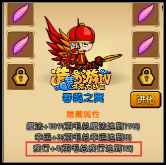 洪荒大劫篇疾行属性有什么用