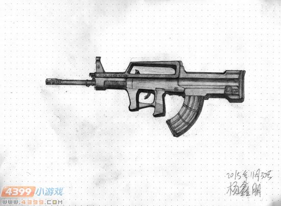 生死狙击玩家手绘-95式绘图