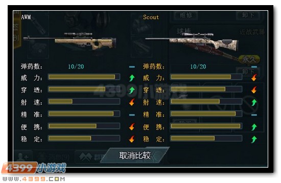 生死狙击Scout和AWM武器对比