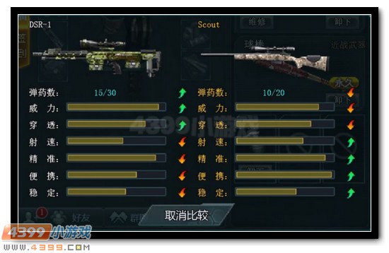 生死狙击Scout和DSR-1武器对比